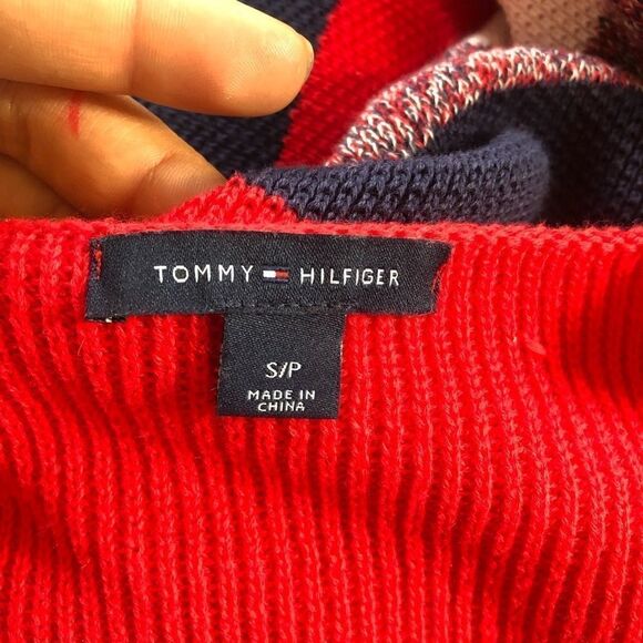 Tommy Hilfiger Stripe Cotton Knit Sweater Pullover - Picture 7 of 9